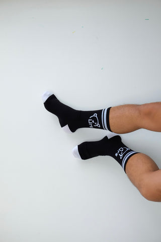 Socks: Black and White