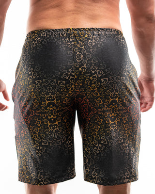 Board Shorts: Bear Logo-Faded